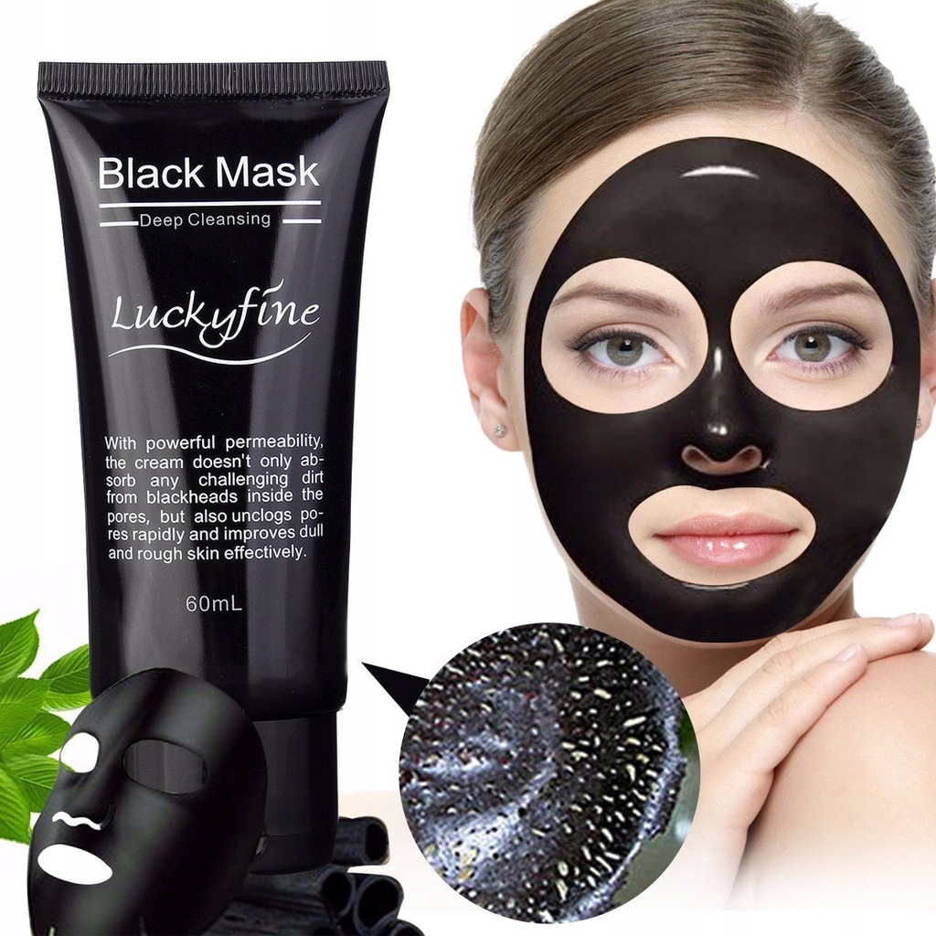 Luckyfine Black Mask Czarna maska na wągry 60g