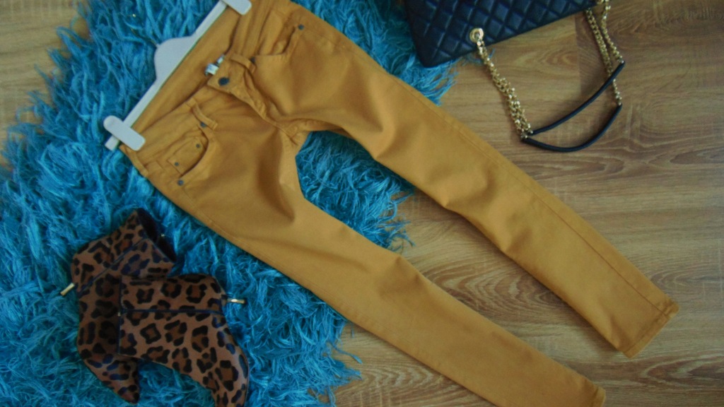 Mango Spodnie jeansy camel