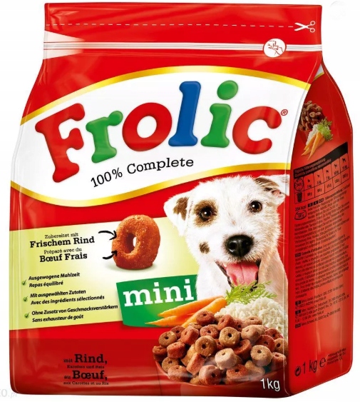 FROLIC MINI 1kg Niemiecki wołowina Zoo-net