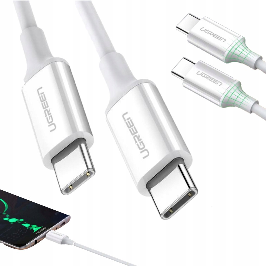 TYP-C KABEL SZYBKIE ŁADOWANIE WZMACNIANY QC USB C