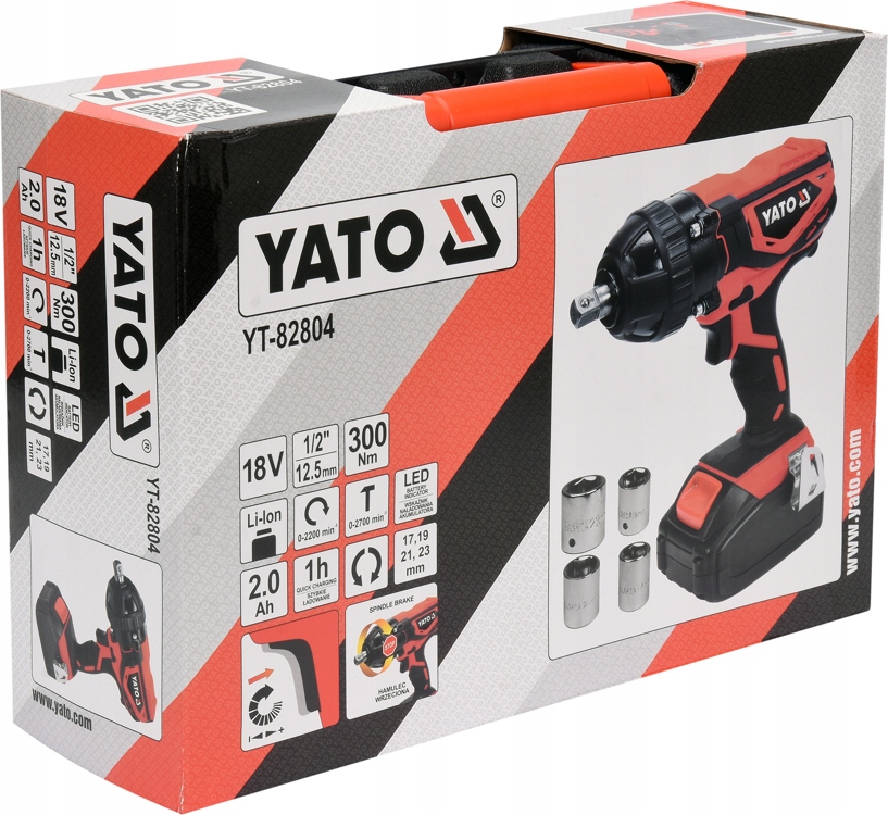Купить YATO УДАРНЫЙ гайковерт Аккумулятор 18 В 2 Ач YT-82804 1/2 +10 мкс: отзывы, фото, характеристики в интерне-магазине Aredi.ru