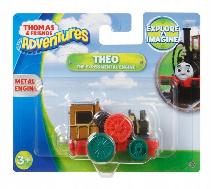Fisher Price Tomek i Przyjaciele Adventures Mała lokomotywka Theo DWM28 DXR