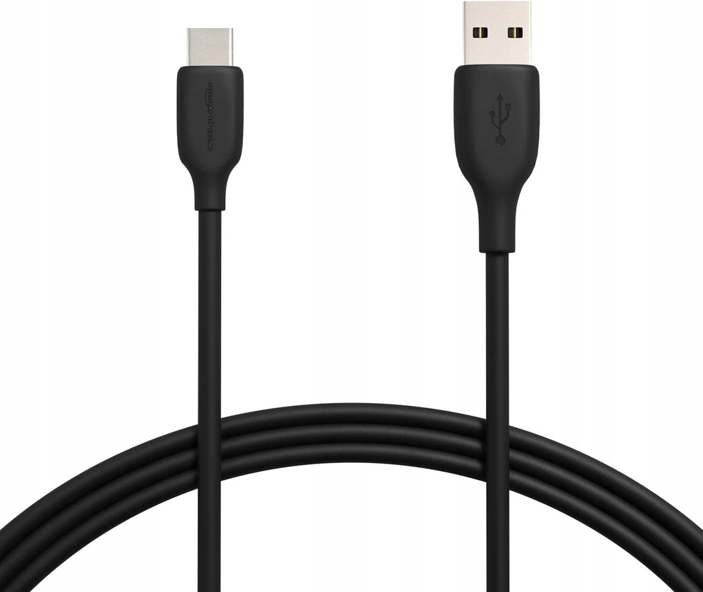 Outlet Kabel USB-C 2.0 na USB-A szybkie ładowanie 1,8m 3A czarny np telefon