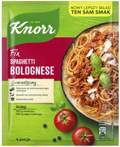 Knorr Fix Spaghetti Bolognese 41g