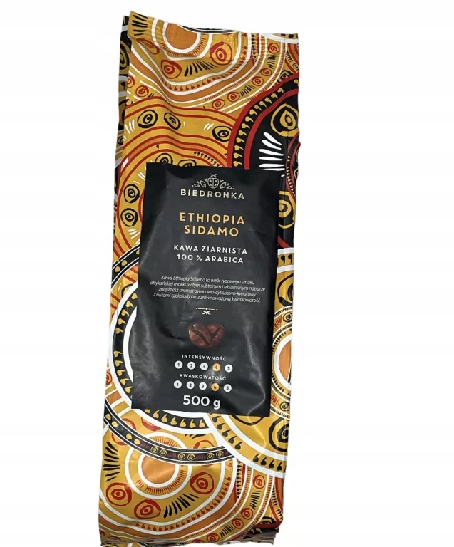 KAWA ZIARNISTA PALONA ETHIOPIA SIDAMO 500 G