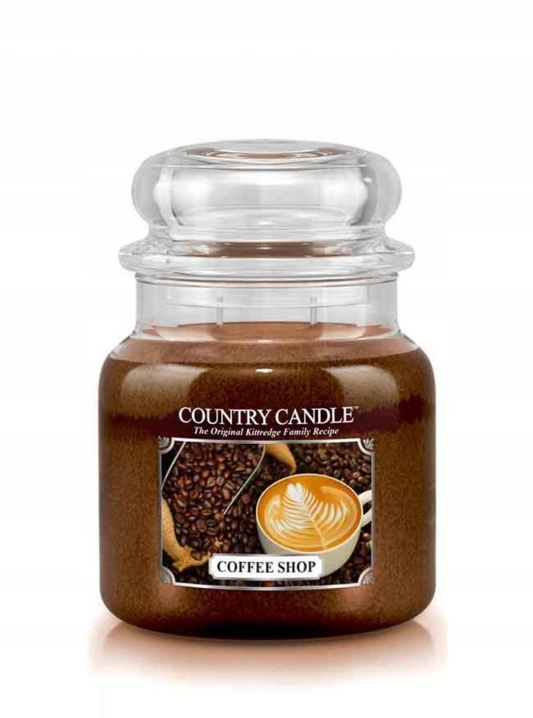 Country Candle Coffee Shop Średnia świeca zapachow