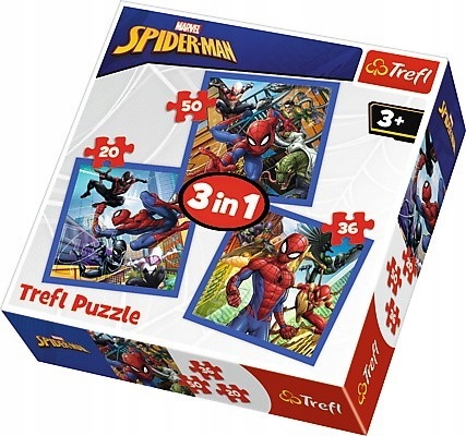 Puzzle 3w1 Spider-Man - Pajęcza siła puzzle