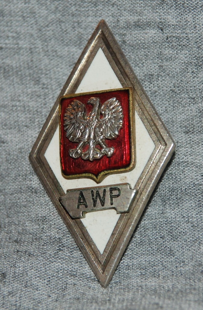 Odznaka AWP - Akademia Wojskowo Polityczna 1953