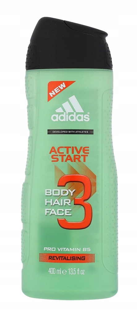 Adidas, Active Start 3, Żel pod prysznic, 400ml