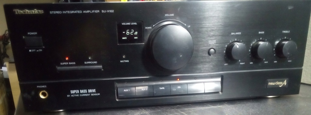 Wzmacniacz TECHNICS SU-X102-wadliwy