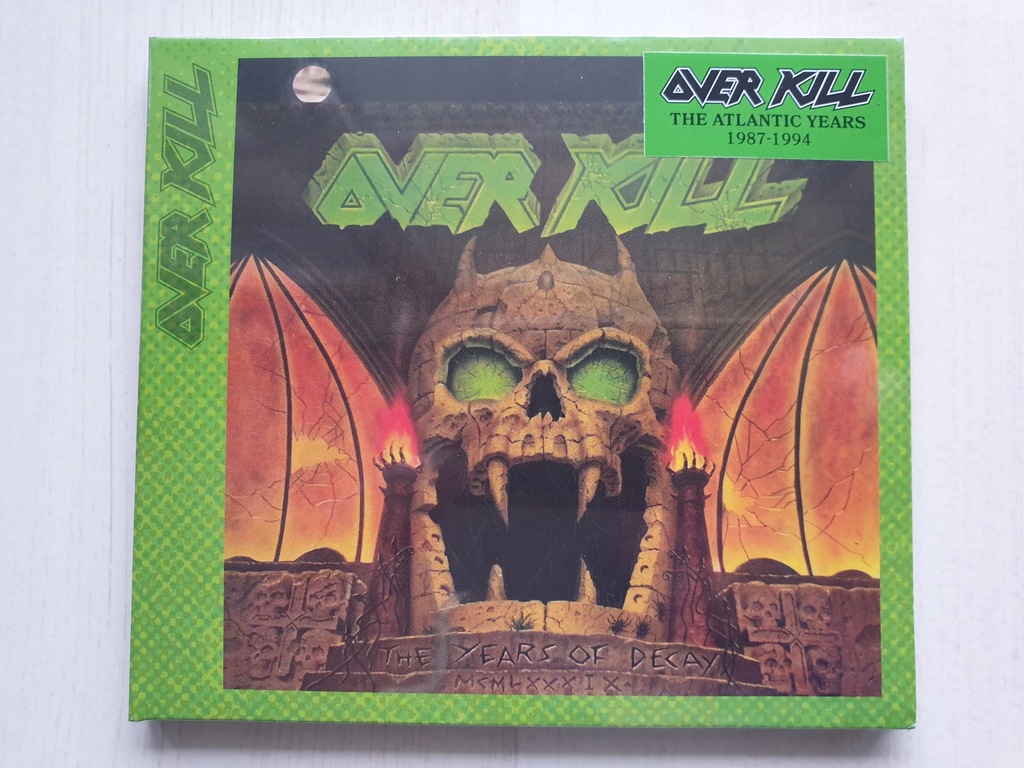 OVERKILL - The Years Of Decay 1987-1994 (digipak) folia