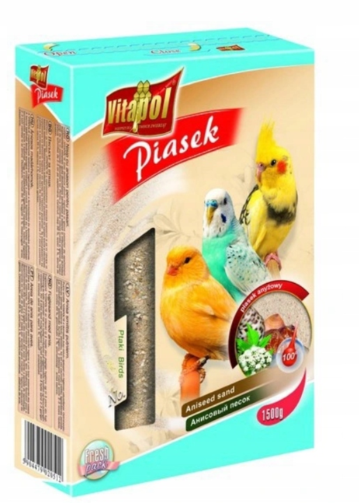 Vitapol Podłoże Piasek z anyżem dla ptaków 1,5kg