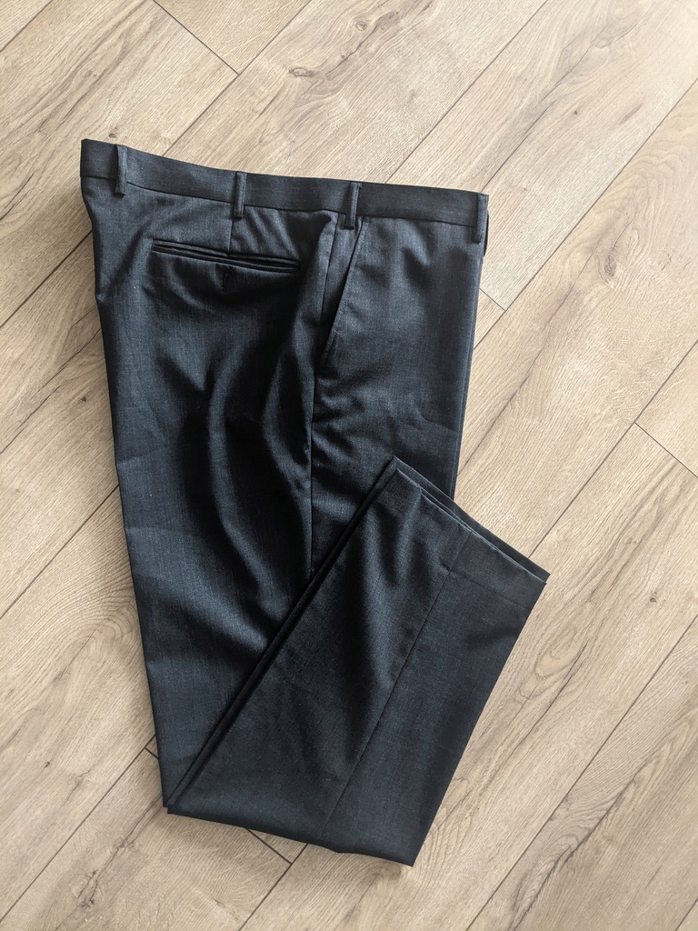 Spodnie męskie 2XL Lapidus 42/ 34 grafit materiał kant jNowe pas106
