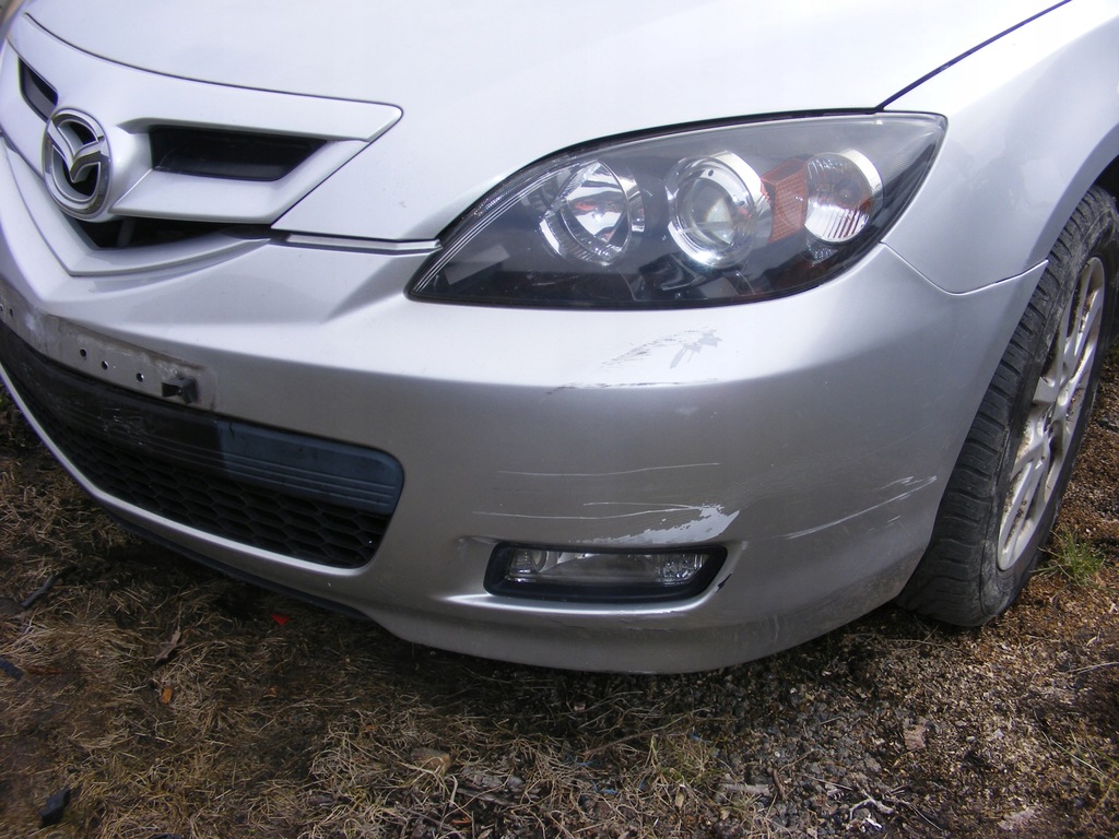 MAZDA 3 MASKA ZDERZAK PAS CHŁODNICE LAMPY 0309R