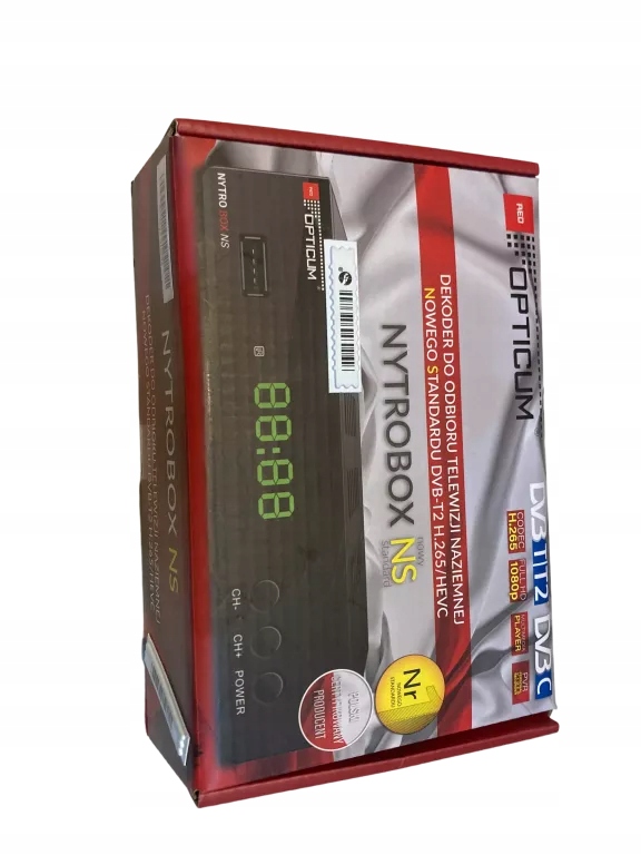 TUNER DVB-C, DVB-T2 OPTICUM NYTROBOX NS+ KOMPLET