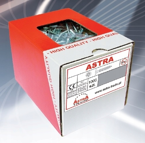 Wkręty do drewna ASTRA 3.5x30 ocynk 1000 szt. PZ2