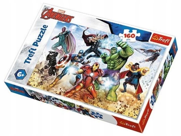 Puzzle Avengers - Gotowi by ratować świat 160 elementów TREFL