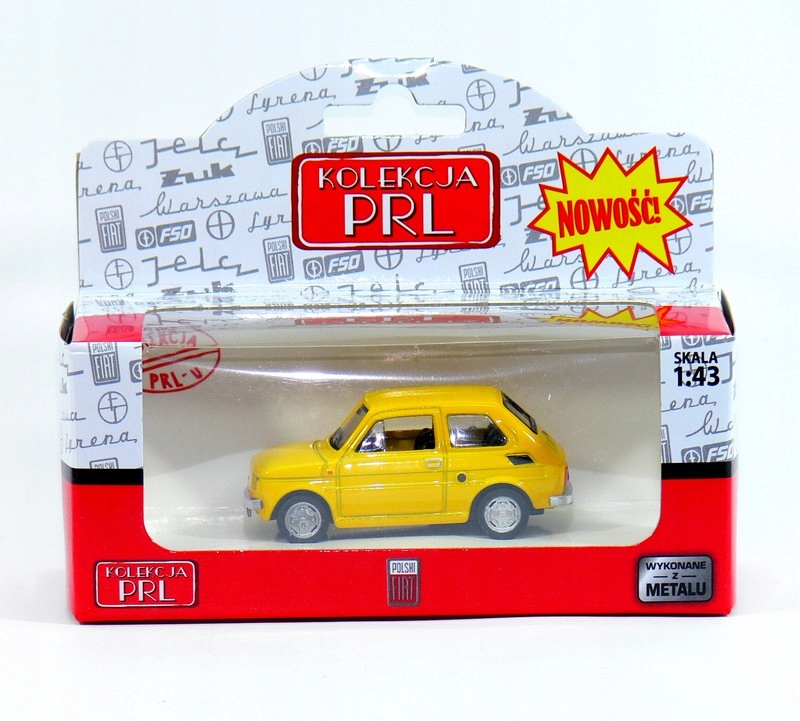 Купить Fiat 126p Classic PRL масштаб 1:43 4 цвета DAFFI: отзывы, фото, характеристики в интерне-магазине Aredi.ru