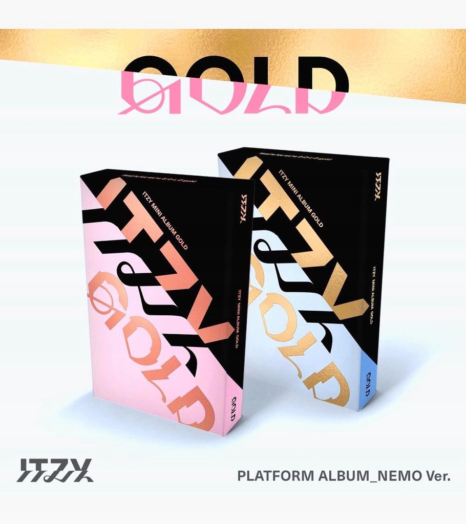 {{{ ITZY - GOLD - PLATFORM NEMO VER. / Preorder