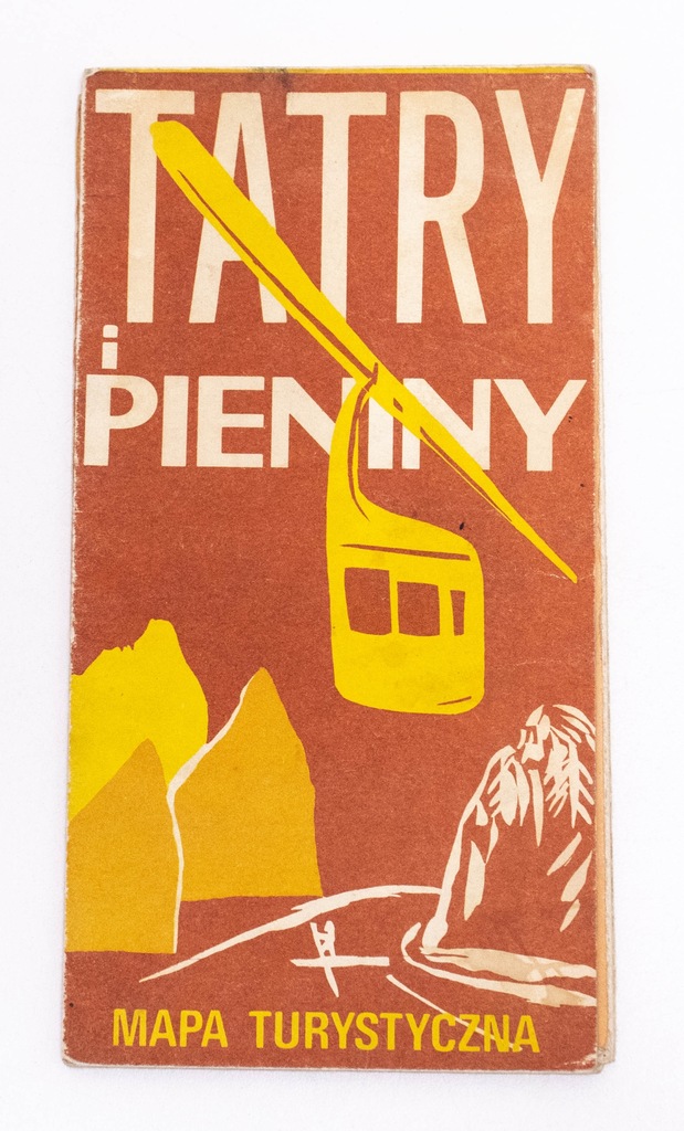 STARA MAPA TURYSTYCZNA TATRY I PIENINY 1972 13450880116 Oficjalne 