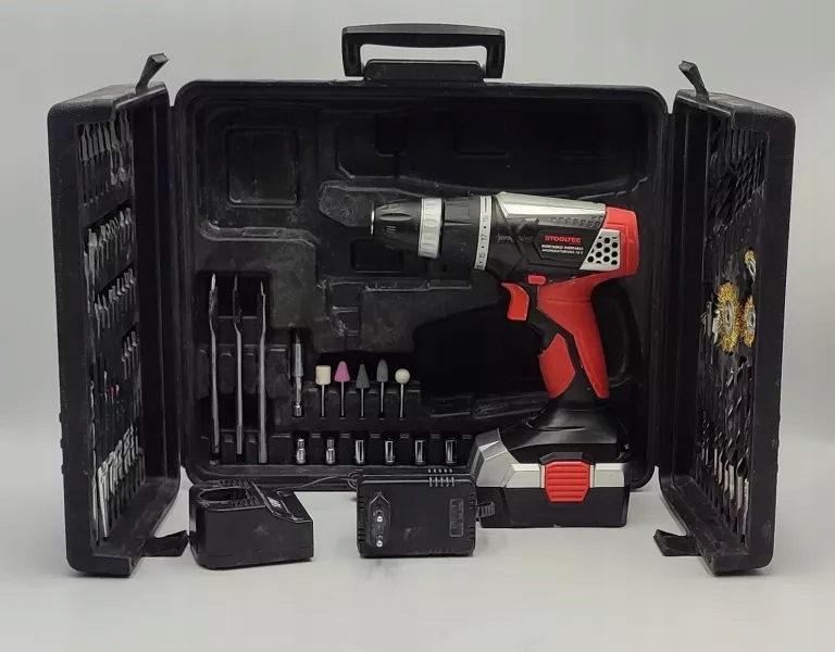WIERTARKO-WKRĘTARKA TOOLTEC 18V ŁADOWARKA WALIZKA - 13246375179 ...