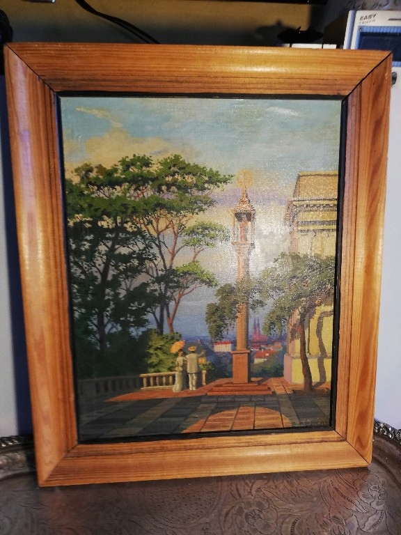 oryginalny obraz olejny Stanisław Trojański.