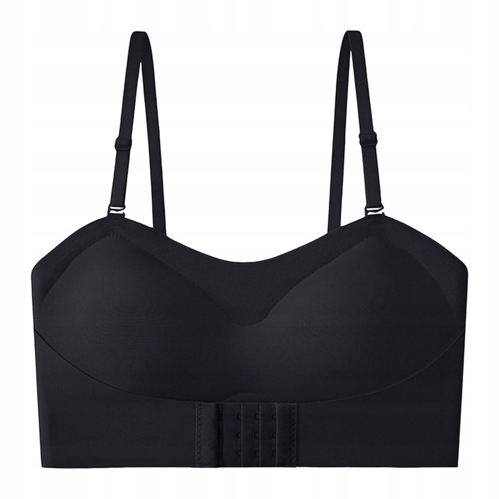 Women Seamless Bra Backless Front Buckle for Wedding Sleep Women S Black