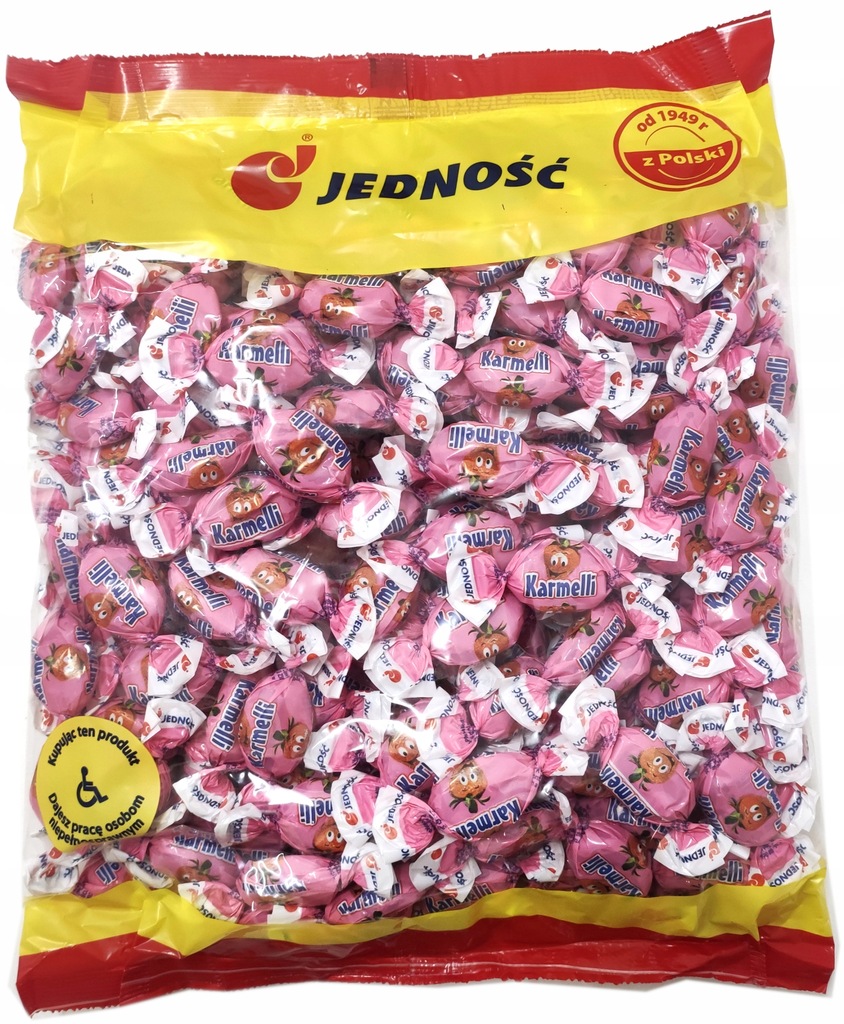 Jedność Karmelli Truskawkowo-Śmietankowe 1kg
