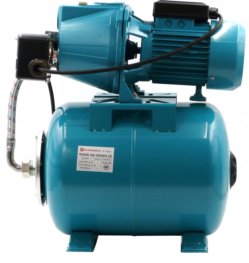 Купить Гидрофор 24л + струйный насос 1000Вт ROHTENBACH комплект ...