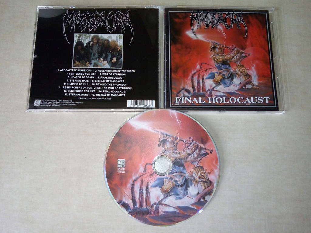 Massacra - Final Holocaust CD 2014 RE