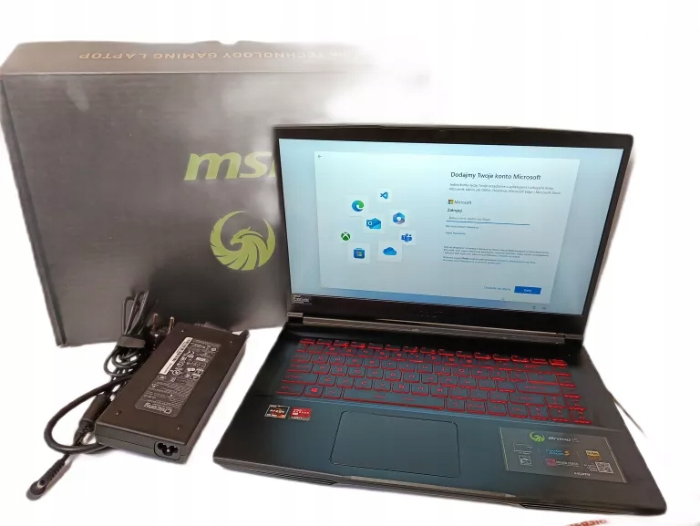 LAPTOP MSI BRAVO 15 A4DDR 15,6 AMD RYZEN 5 8/512 GB
