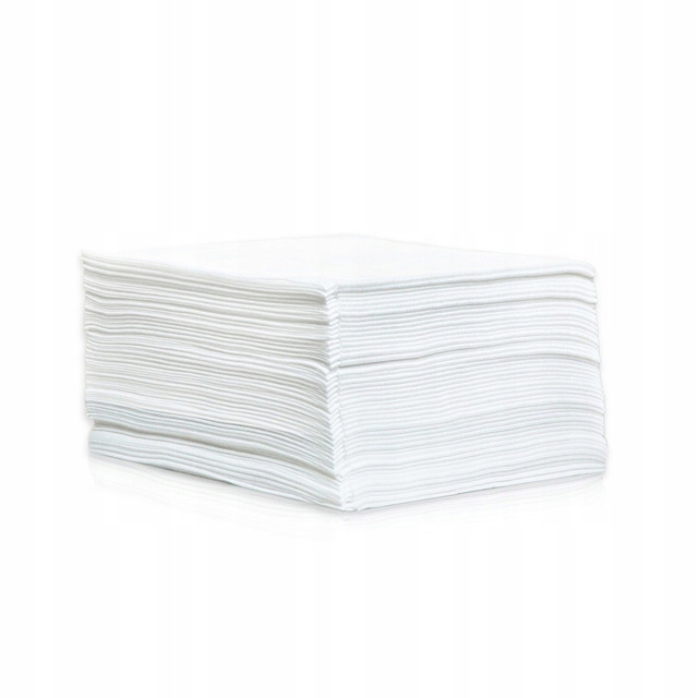 Ręczniki z włókniny jednorazowe - 40x70cm, 50 szt.