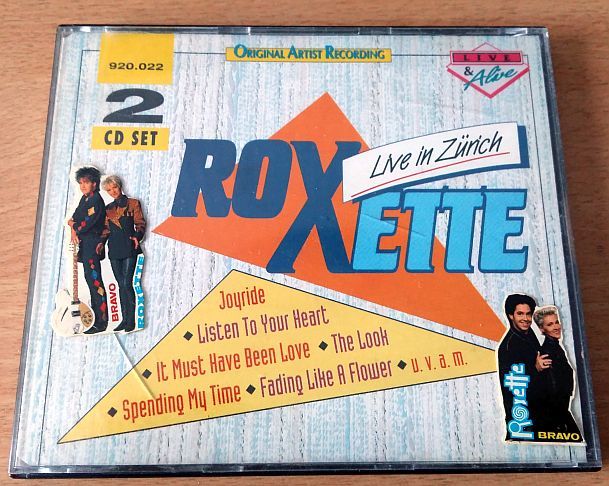 ROXETTE - LIVE IN ZURICH - 2 CD