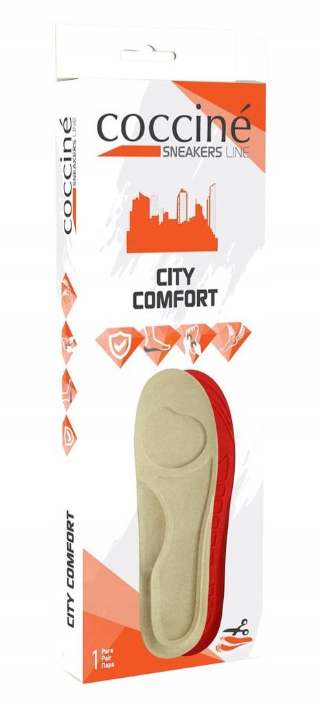 Wkładki do Butów - City Comfort Coccine 44-47