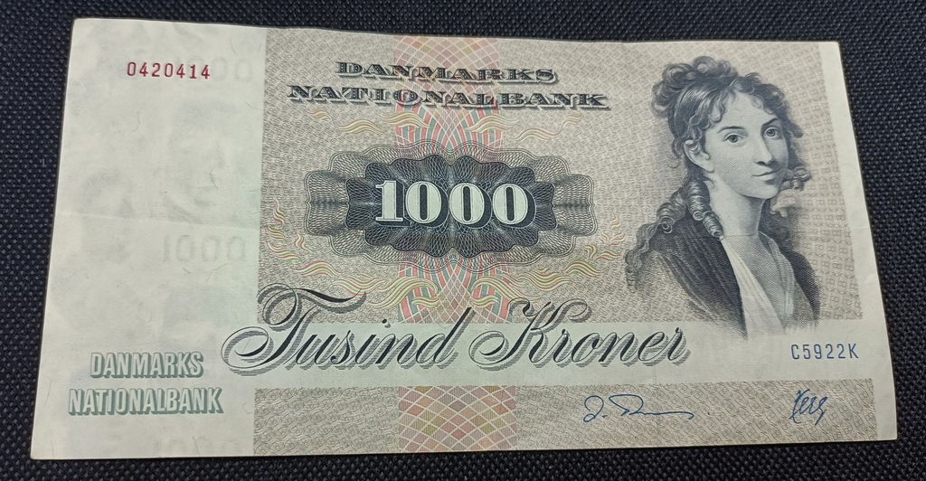 1000 Kroner, Dania, 1992