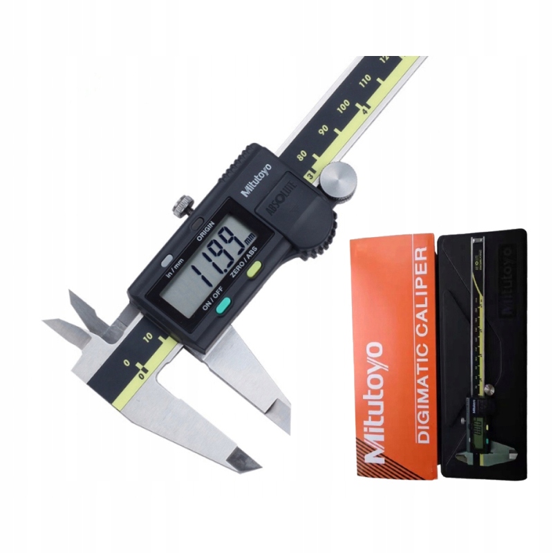 Suwmiarka elektroniczna Mitutoyo ZE STALI NIERDZEWNEJ cyfrowa 0-150mm etui