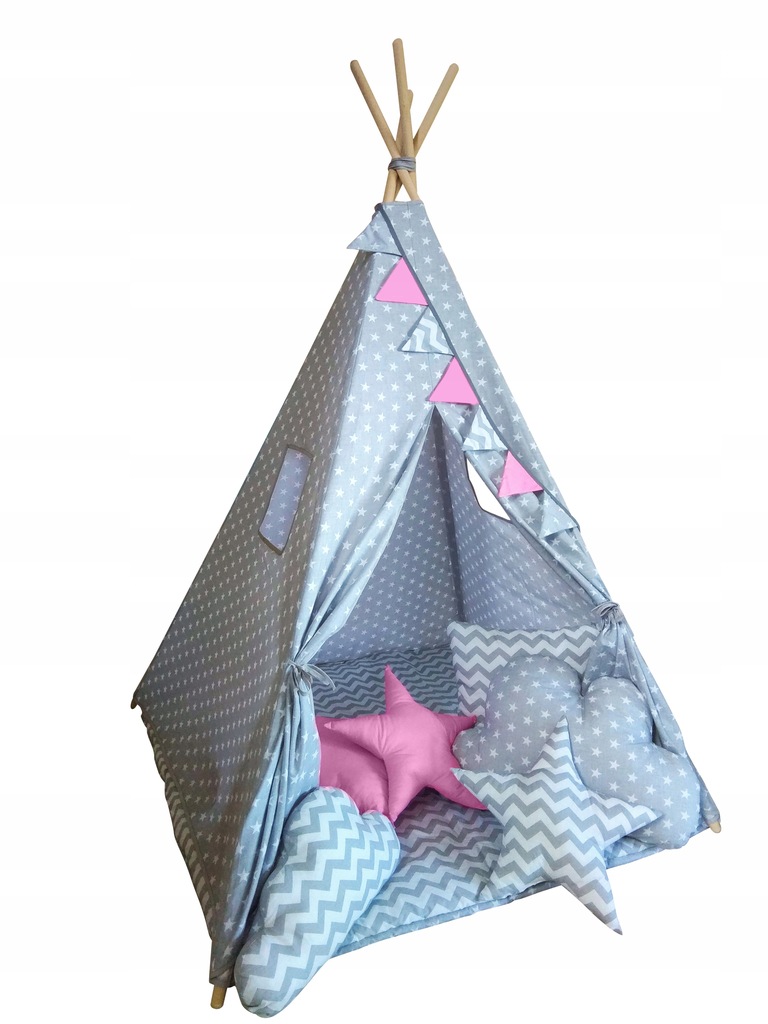 Namiot TEEPEE wirgam domek dla dzieci TIPI MATA 7513924506 Namiot TEEPEE wirgam domek dla dzieci TIPI MATA 7513924506