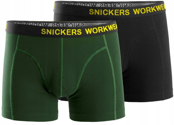 Snickers Szorty - zestaw 2 szt. Black/Green M 9436