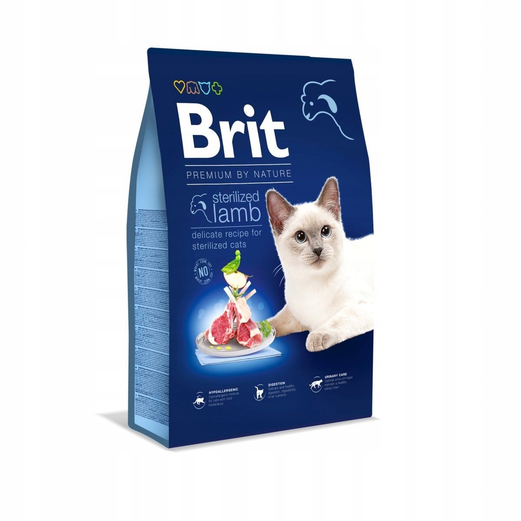 Brit Premium Cat Adult Sterilized Lamb 8kg