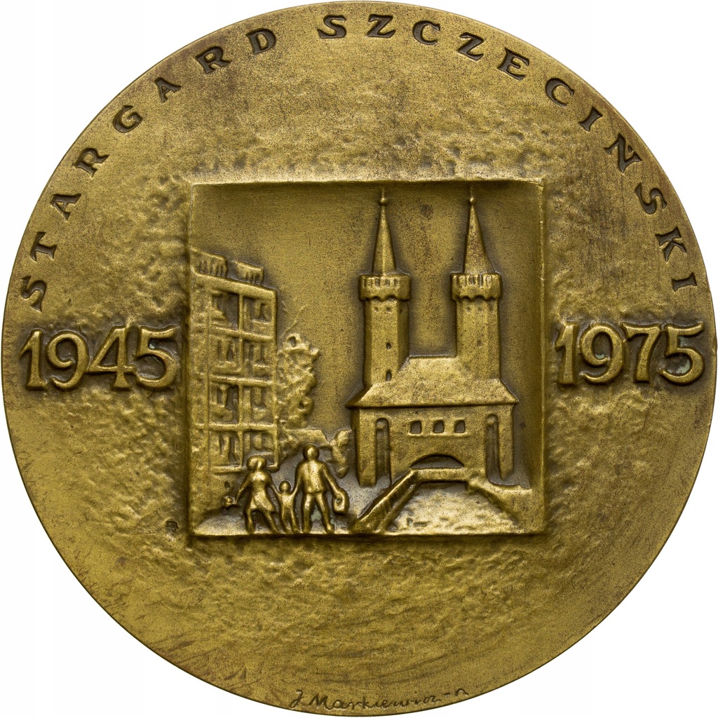 Medal MW, 1975, Stargard Szczeciński 1124-1974