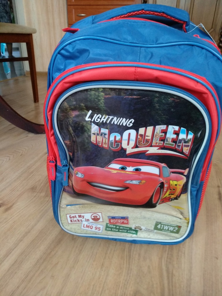 Nowy plecak szkolny DISNEYA-CARS
