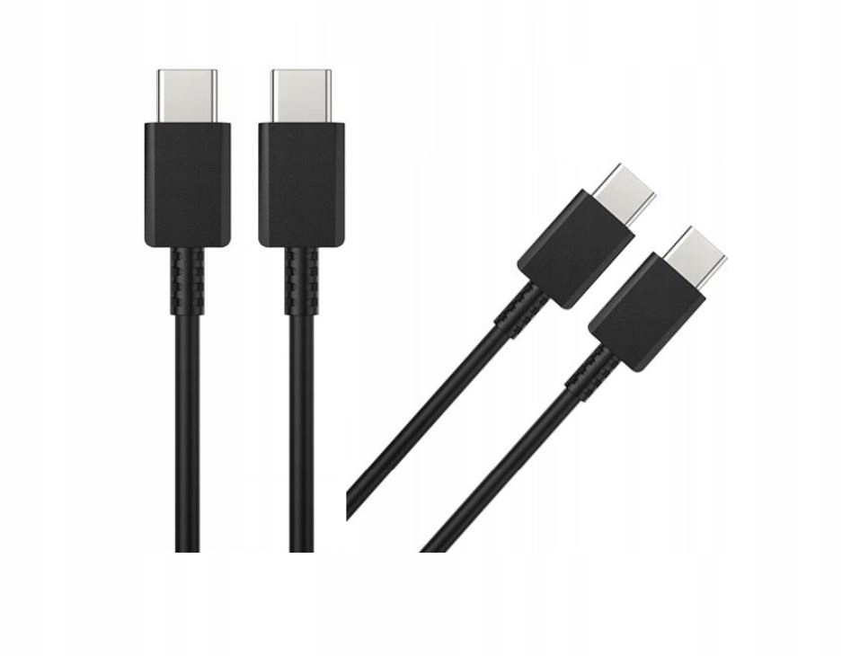 KABEL USB TYP-C DO TYP-C 3A 2M CZARNY ECONOMY USB 3.0 PD USB-C QC SZYBKI