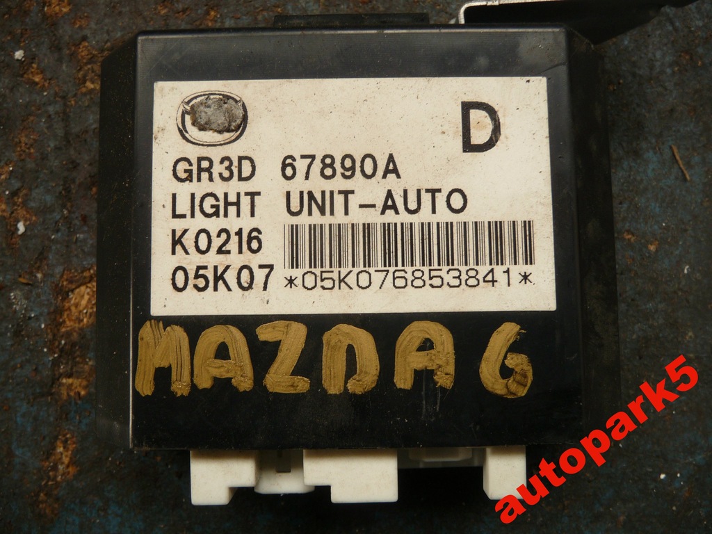 MAZDA 6 05-08 LIFT MODUŁ ŚWIATEŁ GR3D67890A