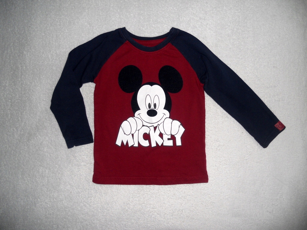 DISNEY SUPER BLUZKA MYSZKA MICKEY 2-3 LATKA