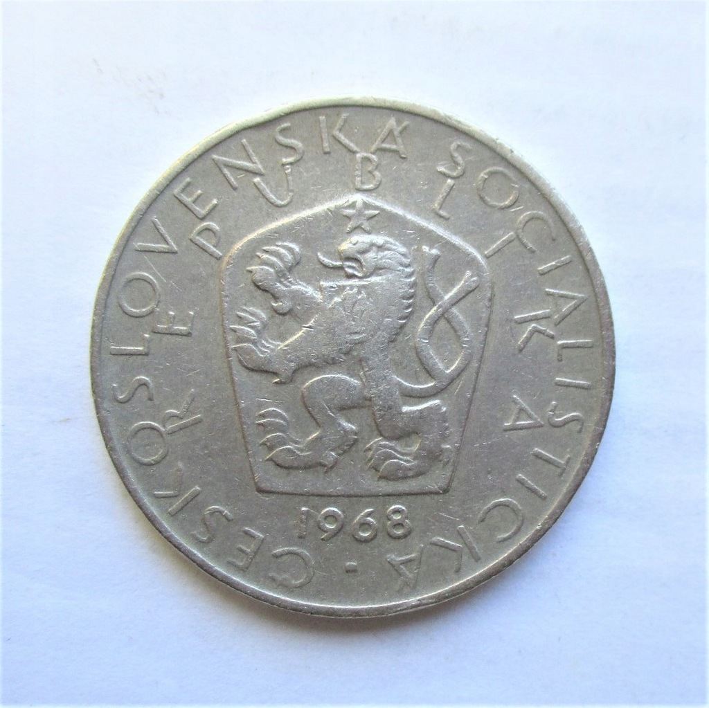 5 Koron 1968 r. Czechosłowacja