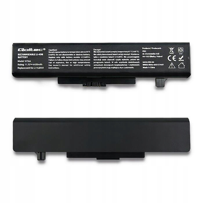 QOLTEC BATERIA DO LENOVO G580 | 4400MAH | 11.1V