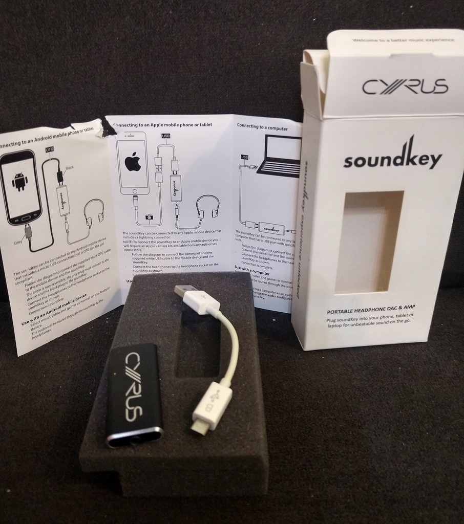 USB DAC+AMP Cyrus Soundkey