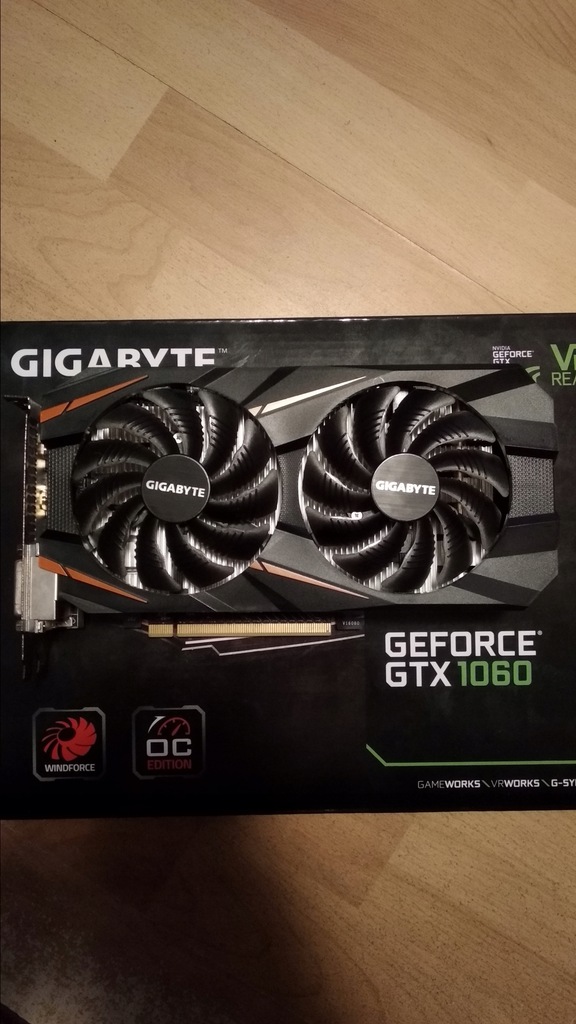 Gigabyte GeForce GTX 1060 Windforce 6GB GDDR5 GWAR