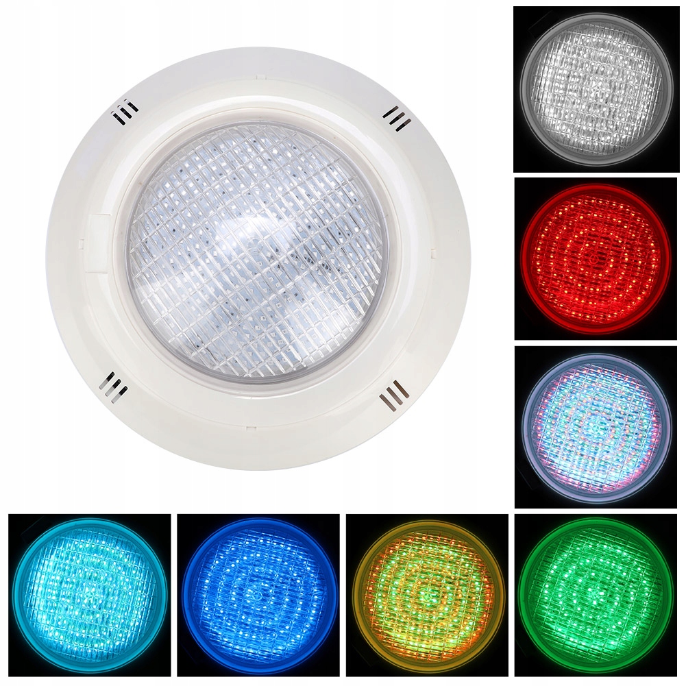 AC12V 35W 360 LED RGB Podwodne oświetlenie basenu Wielokolorowa K2
