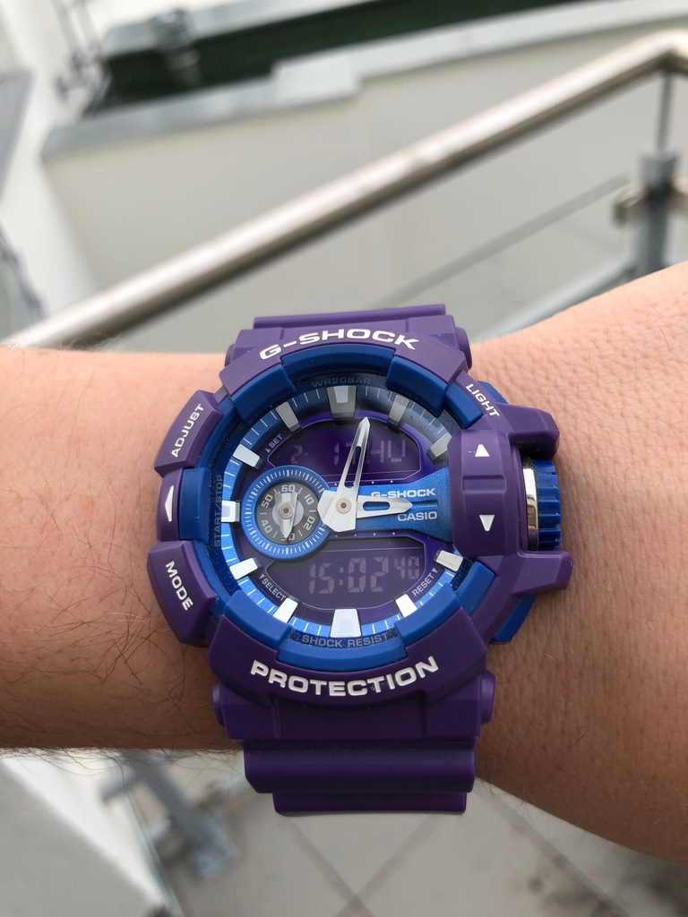 G-SHOCK GA-400a パープル デジタル腕時計 楽天市場】CASIO カシオ G-SHOCK ジーショック GA-400A-6A 海外